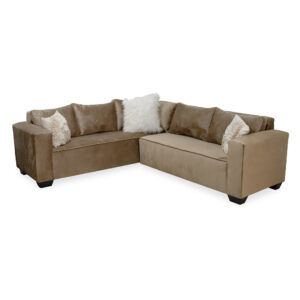 Senior L shape lounge suite  Velvet (5 Seate)
