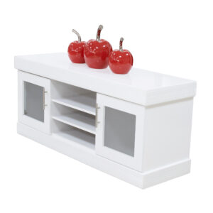 Morgan Medium Plasma Stand White