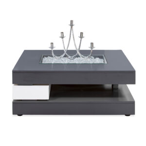 Casandra Coffee Table Grey White Grey