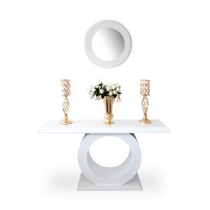 Cylinder Mirror- White